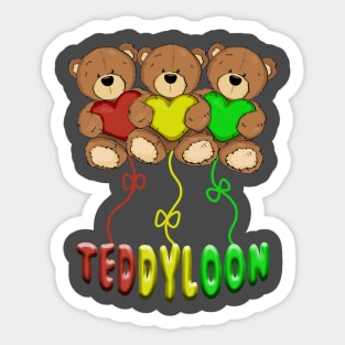 Teddyloon Sticker